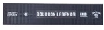 Bourbon Legends Bar Mat Spill Rail Officially Licensed - 23.5" X Black. Fixed Price $38.99.