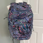 Vera Bradley Women's Lighten Up Backpack Blue Purple Pink Paisley Travel Large. Fixed Price $19.50.