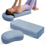 2 Pcs Yoga Bolster Pillow, Rectangular Meditation Cushion With R.... Fixed Price $49.19.