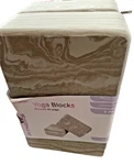 New Crane Fitness Yoga Blocks Set Of 2 Lightweight Foam Non-slip 9" X 6" 4". Fixed Price $17.99.