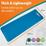 Maximo Fitness Exercise Mat - 183 Cm X 60 Extra Thick Blue. Fixed Price $32.01.