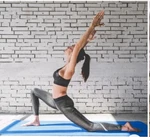 Balancefrom Gocloud 71''x24'' 1 Inch Extra Thick Exercise Yoga Mat W Strap Blue. Fixed Price $56.06.
