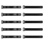 Trilancer 9in X 1.2in Elastic Hook Loop Cable Cinch Straps Anti-slip 10-pack. Fixed Price $18.53.