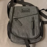 Swiss Gear Small Crossbody Bag Heathered Gray Canvas Messenger Travel Adj Strap. Fixed Price $17.99.