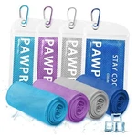 Pawpro 4 Packs Cooling Towels For Neck And Face(40"x12"), Soft Multicolor. Fixed Price $16.48.