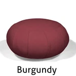Zafu Meditation Cushion Burgundy Color With Kapok Filled ,made In Usa. Fixed Price $59.00.