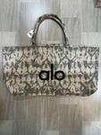 Alo Yoga Tote Bag Large Gray Canvas Tie Dye - Beach / Gym New With Tags. Fixed Price $23.99.