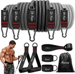 Resistance Band With Handles & Door Anchor And Ankle Straps, For Exercise, Fi.... Fixed Price $28.88.
