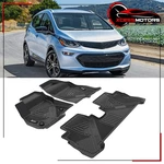 Fits 17-23 Chevrolet Bolt Ev 3d Ikon Tpe Floor Mats Liner All Season Protectors. Fixed Price $69.99.
