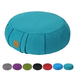 Felizmax Round Zafu Meditation Cushion, D=15" 15"diameter 5"tall, Cyan Blue. Fixed Price $57.11.