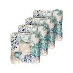Greenland Home Triple-cushioned Chair Pad, 4 Count (pack Of 1), Atlantis. Fixed Price $103.27.