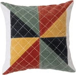 Creative Co-op Velvet Patchwork Kantha Stitch Pillow Cover. Fixed Price $5.49.