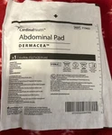Dermacea Sterile Abdominal Pad, 5 X 9 Inch, Cardinal 7196d, 1 Count Exp 07/2028. Fixed Price $7.95.