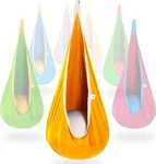 Outree Sensory Swing Kids Pod Hammock Chair Indoor Outdoor Cotton Hanging Seat. Fixed Price $29.99.