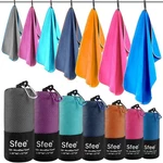 Sfee 2 Pack Microfiber Travel Towel, Quick Dry Camping Towel Super Absorbent .... Fixed Price $15.37.