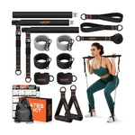 Pilates Bar Kit With Resistance Bands, 3-section Multifunctiona... Fast Usa Ship. Fixed Price $42.42.