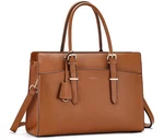 Vaschy Laptop Bag For Women, Vegan Leather 15.6 Inch Computer Large Work Tote.... Fixed Price $74.10.
