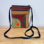 Ganesh Himal Handmade Nepal Cotton Embroidered Crossbody Bag Boho Green Stained. Fixed Price $11.69.