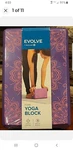 New! Evolve By Gaiam Foam Yoga Block Purple Patterned Pilates Meditation Balance. Fixed Price $10.99.