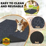 Trinka Dog Crate Mat Xl 46"x60" Waterproof Non-slip Kennel Liner Dark Gray. Fixed Price $54.99.
