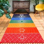 Chakra Yoga Mat Meditation Rug Beach Towels Sunscreen Shawl Spiritual Reiki Chak. Fixed Price $17.17.
