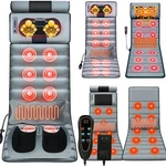 6 Styel Full Body Heated Massage Mat Stretching Neck Massager Lumbar Pillow. Fixed Price $62.19.