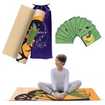 Kids Yoga Mat Set - Comfortable Dinosaur Kid Boy With 12 Cards,.... Fixed Price $47.52.