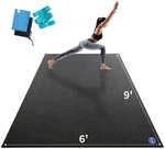 Mro Extra Large Yoga Mat, 12'x6'/9'x6'/7'x5'/6'x4' (9mm) Wide And Thick.... Fixed Price $251.19.