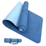 Yogati Yoga Mat With Strap Alignment Lines. Home Workout For Wome. Fixed Price $49.37.