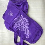 Yoga Mat Purple Carry Bag 2 Cargo Pockets Zip Adjustable Strap Gaiam Floral. Fixed Price $12.55.