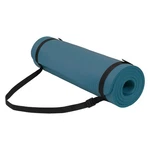 Fitvids 1/2" Thick High Density Yoga Mat, Carrying Strap, Navy Blue (used). Fixed Price $15.90.