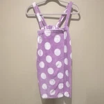 By Lora Purple White Polka Dot Baby Bath Wrap Towel 100% Cotton Unisex. Fixed Price $18.99.