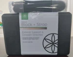 Gaiam Yoga Block + Strap Black Brand New !!!. Fixed Price $9.99.