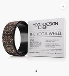 Yoga Wheel Cork Mandala Black Eco Printed Extra Strength Padded Dharma.. Fixed Price $35.00.