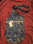 Iwieiairi Blue Floral Yoga Mat Bag With Large Size Side Pocket And Zipper Nwt. Fixed Price $25.00.