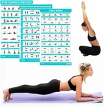 Yoga Poses + Stretching Exercises Resistance Band Workouts Poster (3 Pack) 149. Fixed Price $21.60.