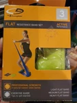 Champion Flat Resistance Band Set - Light, Medium, Heavy Durable New In Box. Fixed Price $14.57.