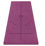 Ewedoos Yoga Mat With Alignment Marks, Thick 1/4'' Textured Purple. Fixed Price $24.99.
