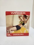 Weider Fitness Ball - 55cm Yellow Latex Free With Exercise Chart. Fixed Price $21.21.