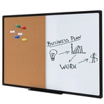 36 X 24 Inch Cork & Dry Erase Combo Board - Magnetic Whiteboard Bulletin Bo.... Fixed Price $59.46.