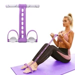 Pedal Resistance Bands With Handles Exercise Multifunction Purple. Fixed Price $30.99.
