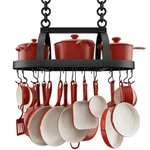Kes Ceiling Pot Rack 34-inch Hanging For Kitchen Oval And Pan Ra.... Fixed Price $145.10.