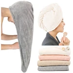 Rolshol Extra Large 4 Pack Microfiber Hair Towel Wrap For Women Super Absorbe.... Fixed Price $25.69.