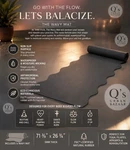 Bala Wavy Yoga Mat Go With The Flow Charcoal Home Gym Exercise. Fixed Price $89.99.