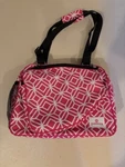 Pink Thorza Pickleball Bag With Paddle Holder, And Mesh Side Pocket. Fixed Price $25.00.