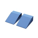 Strongtek Yoga Foam Wedge Blocks (pair) Soft Wrist Wedge, Blue-l, Blue. Fixed Price $34.99.
