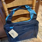 Hotdog Yoga Gear Carrying Gym Travel Lg. Bag Onyx/aqua Heavy Nylon Nice New Nwt. Fixed Price $11.00.