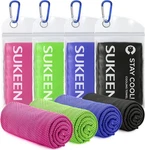 Sukeen 4 Pack Cooling Towels (40""x 12""), Cool For Neck, Sport Sweat Rag. Fixed Price $20.99.