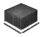 Superjare 0.79'' Extra-thick Exercise Equipment Mats, 12 Pcs 48 Sq Ft Rubber .... Fixed Price $161.91.