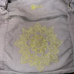 Gaiam Gray Yoga Mat Bag Mandala Embroidery Adjustable Strap 2 Pockets. Fixed Price $15.99.